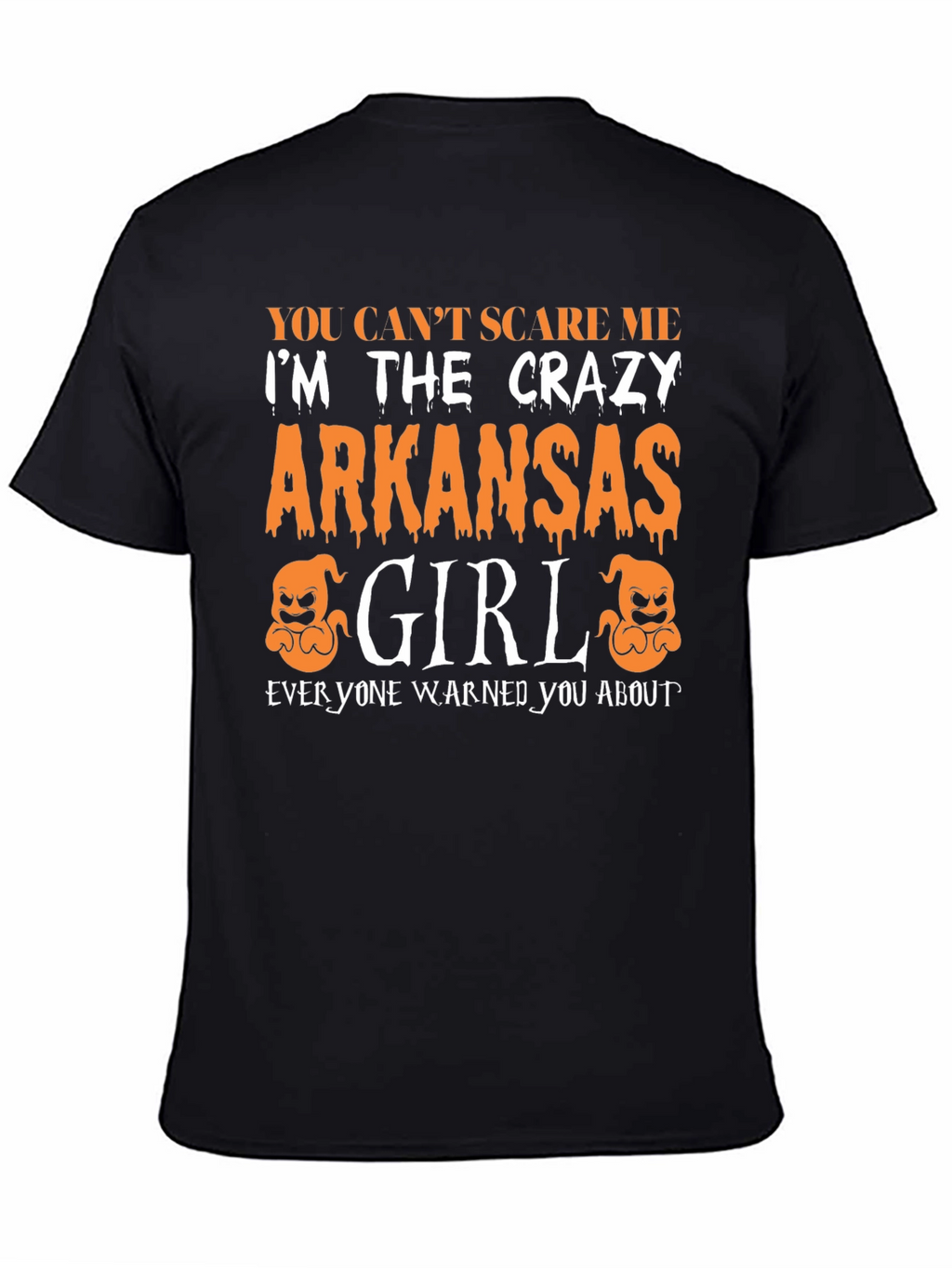 Crazy Arkansas Girl Halloween T-Shirt