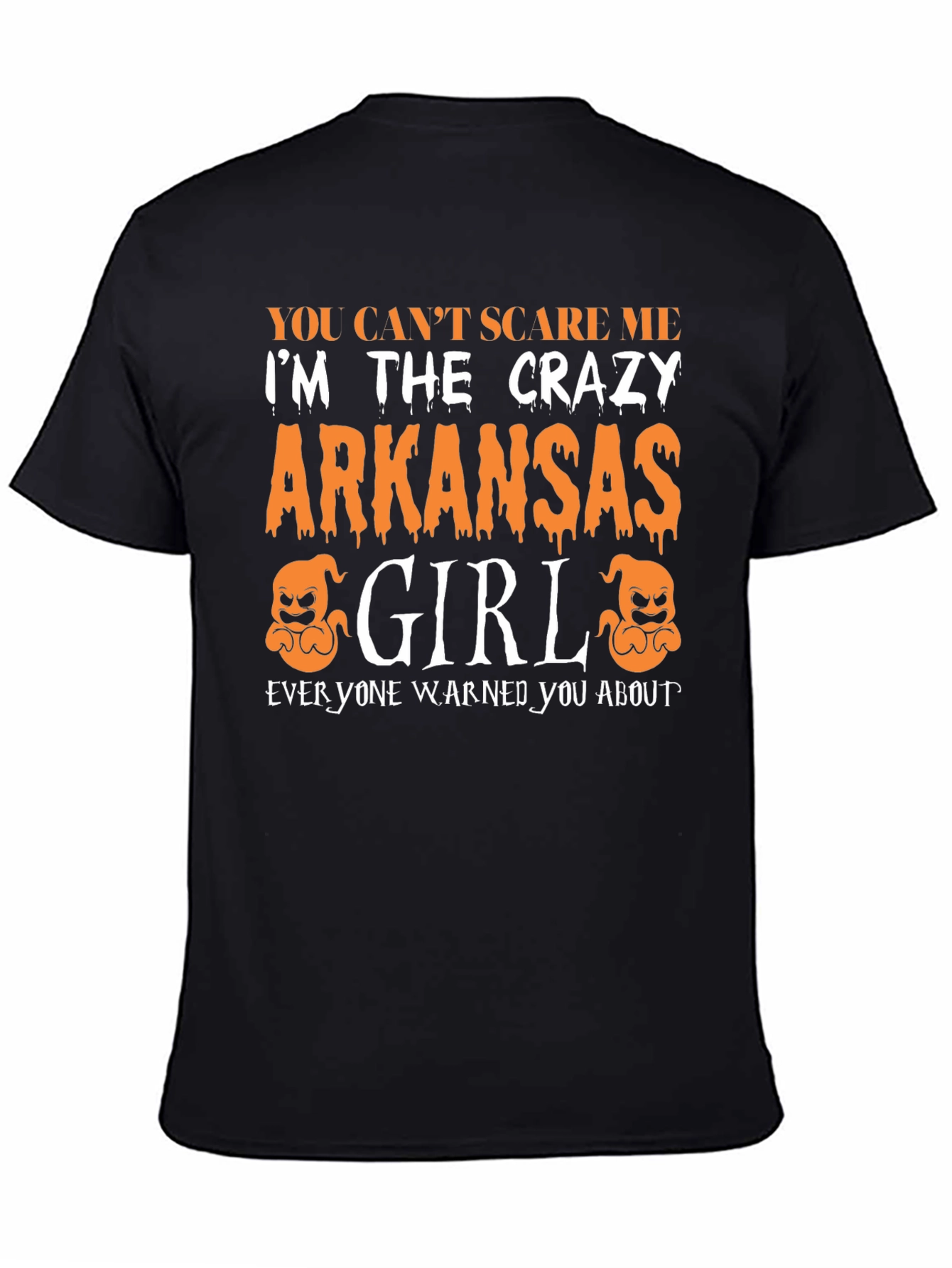 Crazy Arkansas Girl Halloween T-Shirt