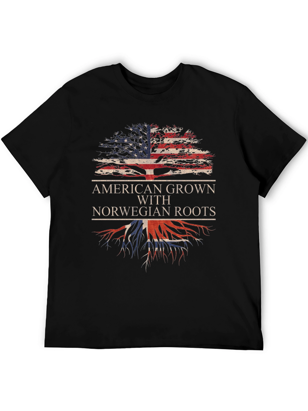 American Grown with Norwegian Roots T-Shirt