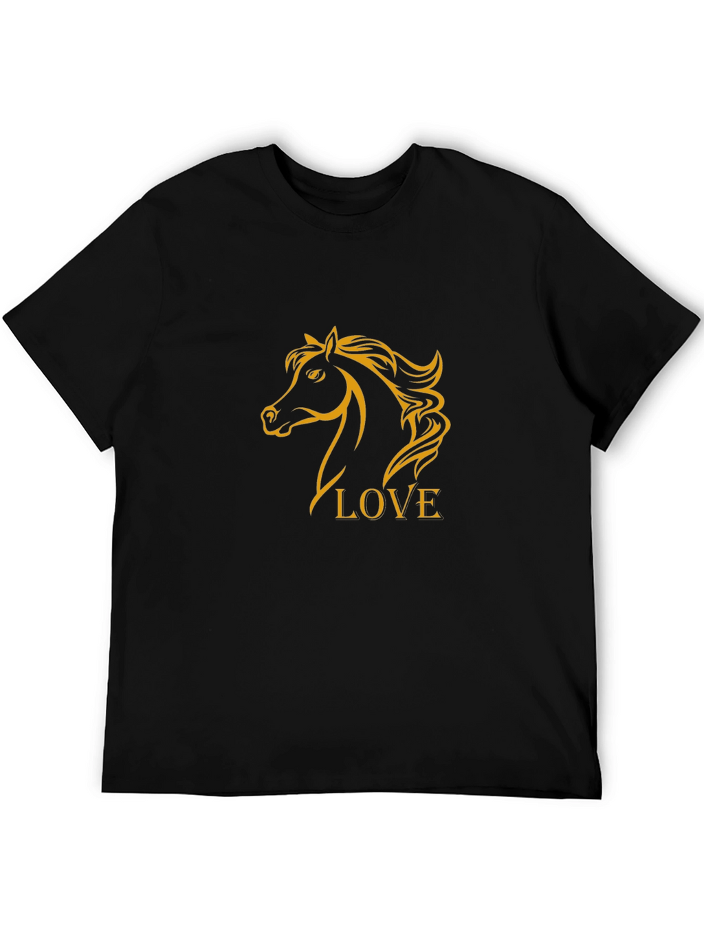 Horse Lovers Black T-Shirt