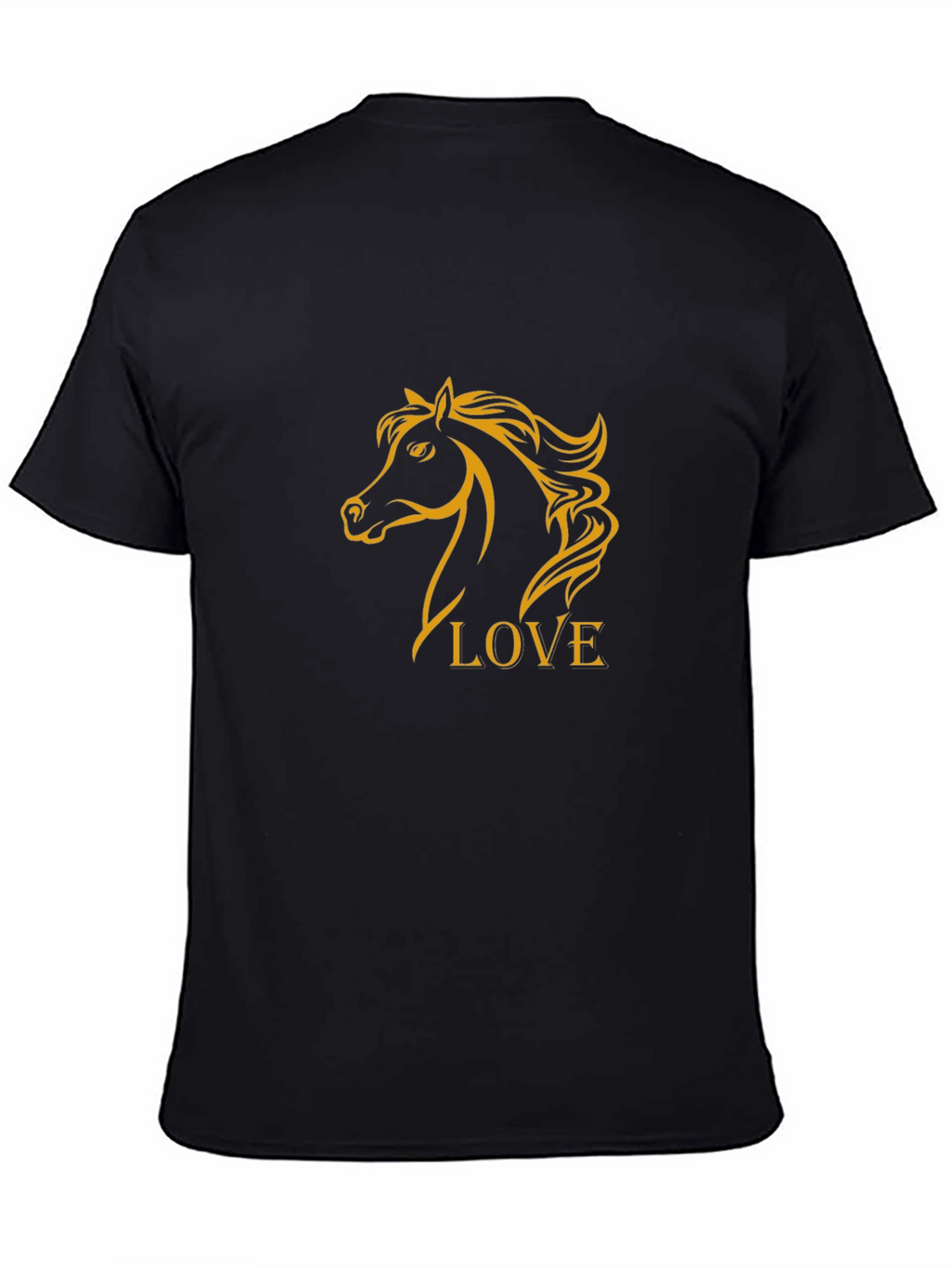 Horse Lovers Black T-Shirt