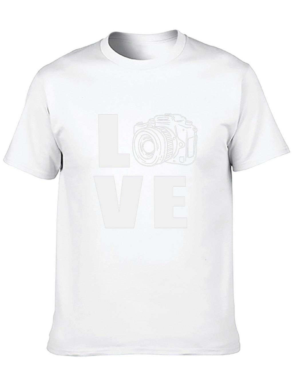 Love Photography Graphic Tee - Black Cotton Shirt