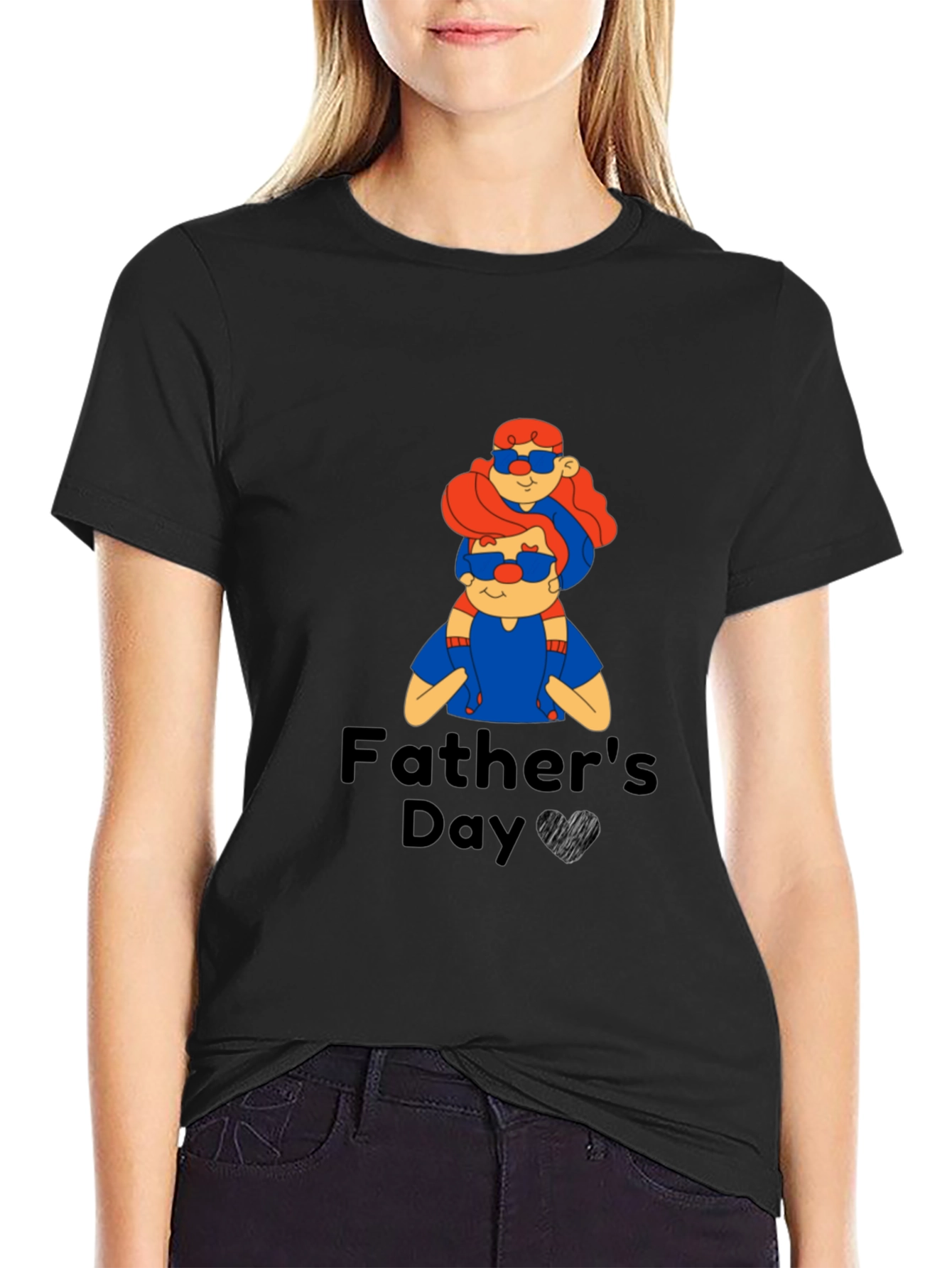 Fathers Day Graphic Tee - Cool Dad & Daughter Design
