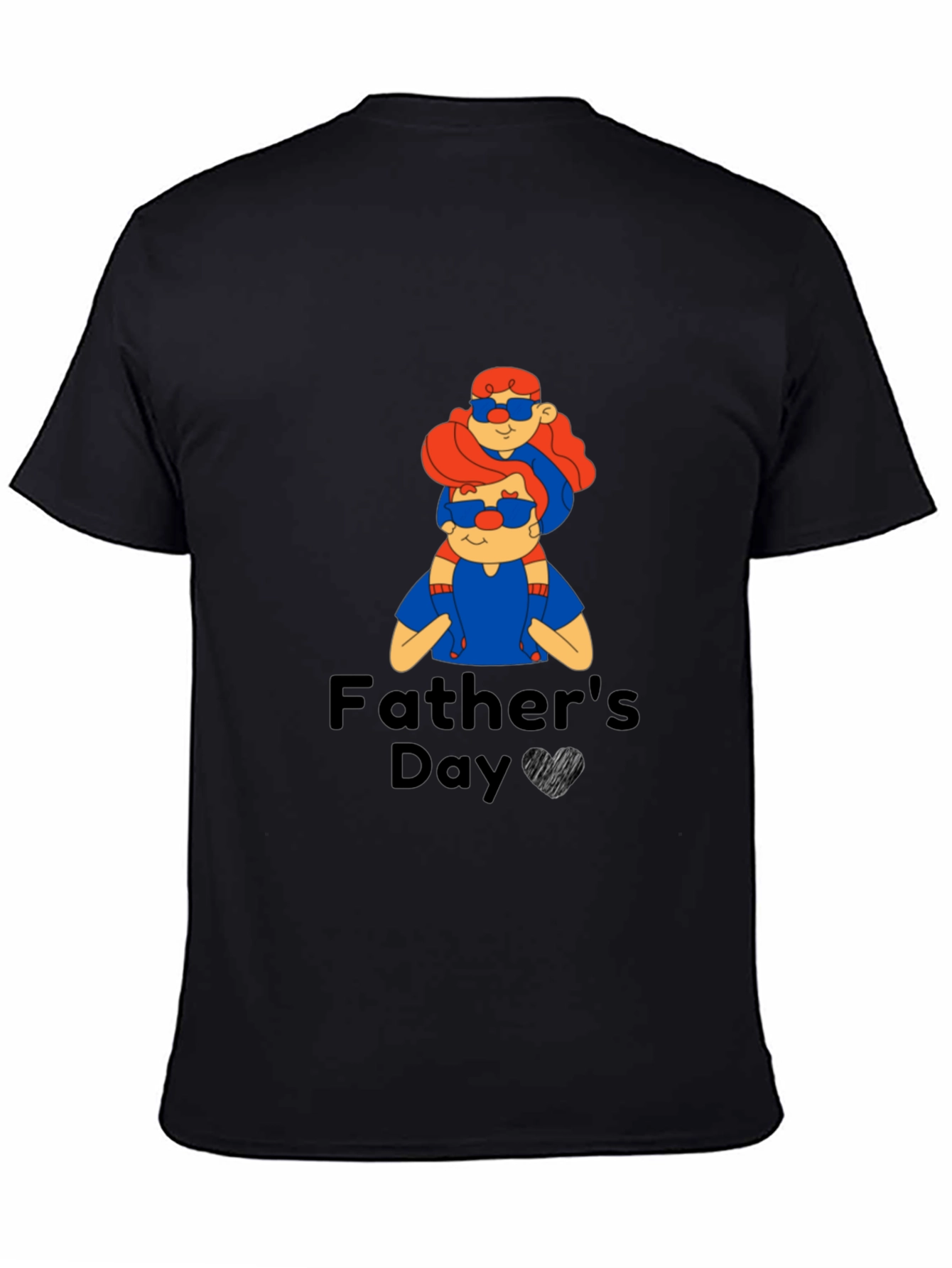 Fathers Day Graphic Tee - Cool Dad & Daughter Design