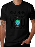 Reading Will Take You Everywhere Black T-Shirt