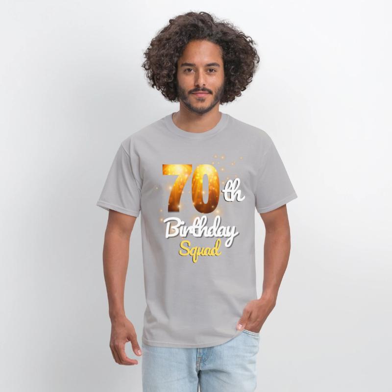 70th Birthday Squad Funny