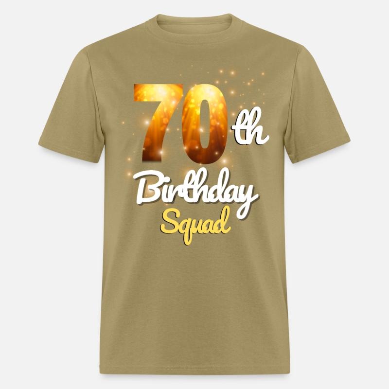 70th Birthday Squad Funny