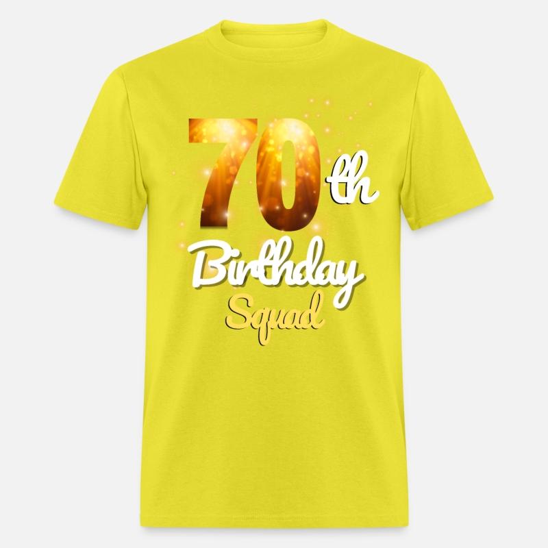 70th Birthday Squad Funny