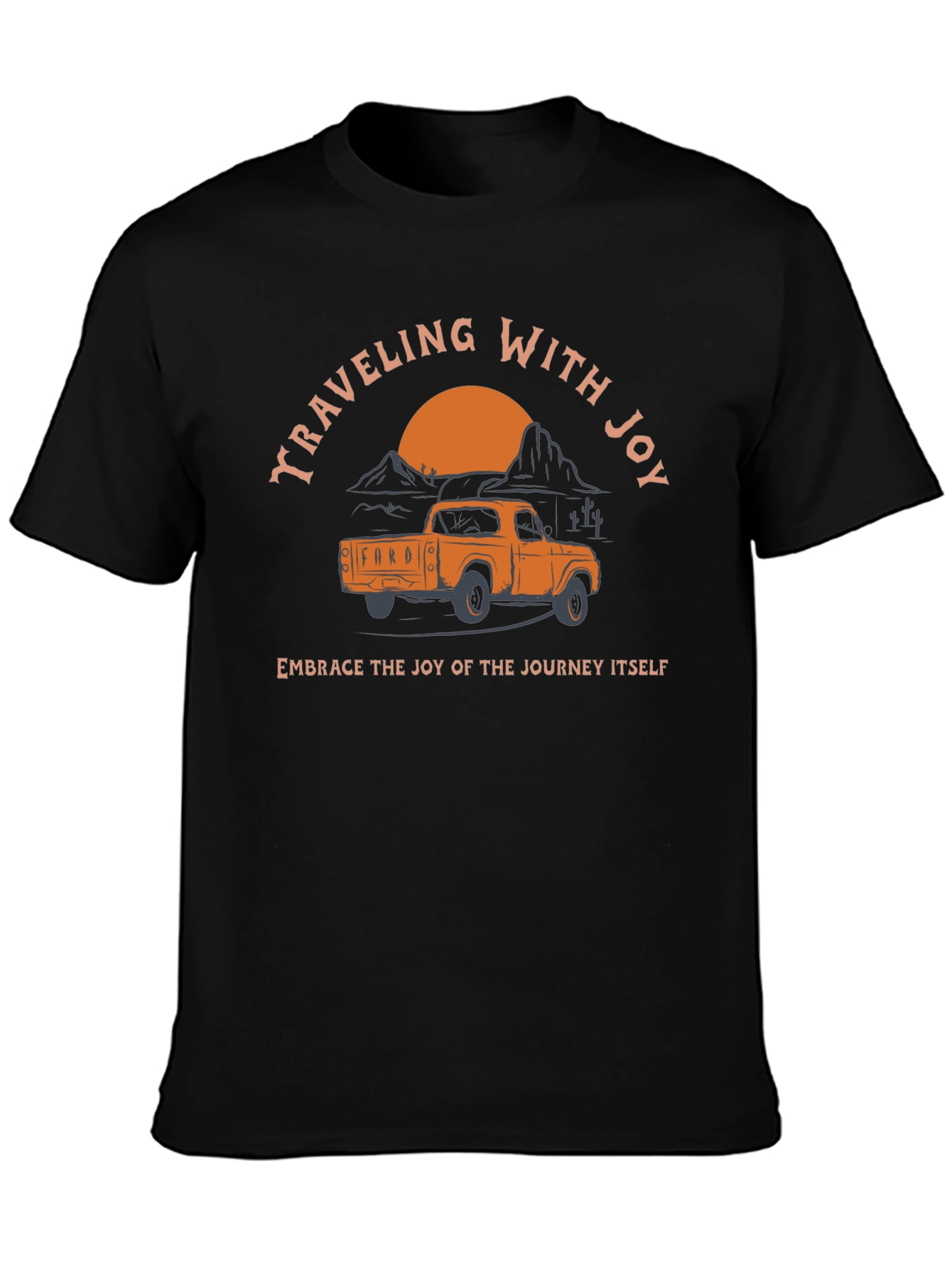 Traveling With Joy Ford Truck Graphic Tee