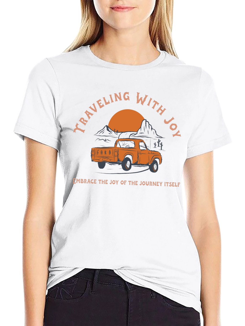 Traveling With Joy Ford Truck Graphic Tee