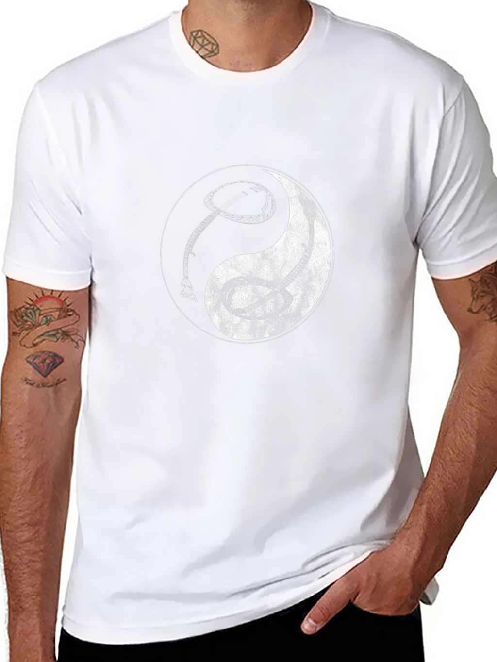 Yin Yang Banjo & Snake Graphic Tee