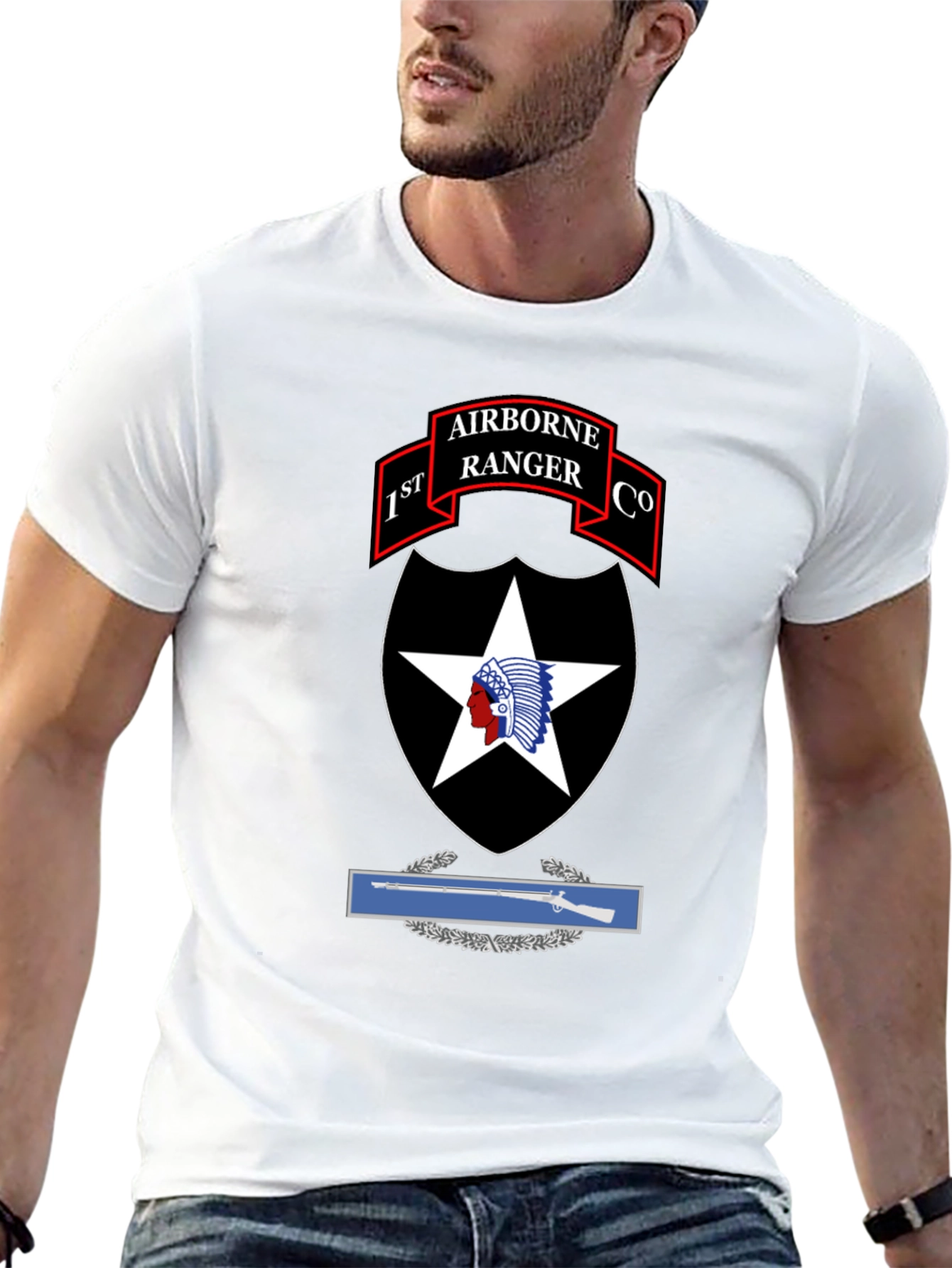 1st Ranger Co. Airborne T-Shirt