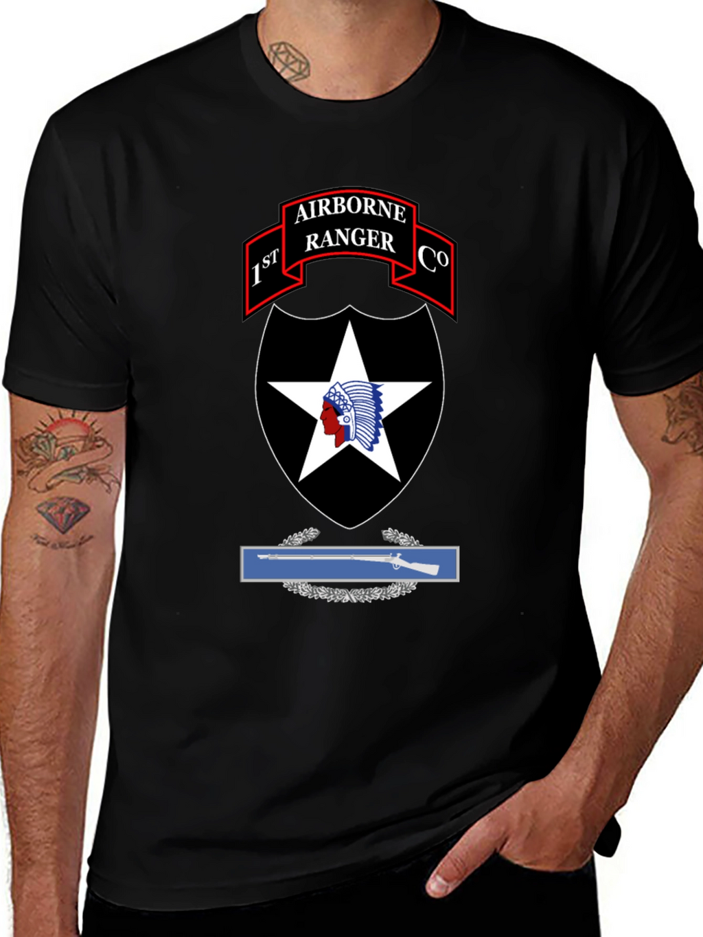 1st Ranger Co. Airborne T-Shirt