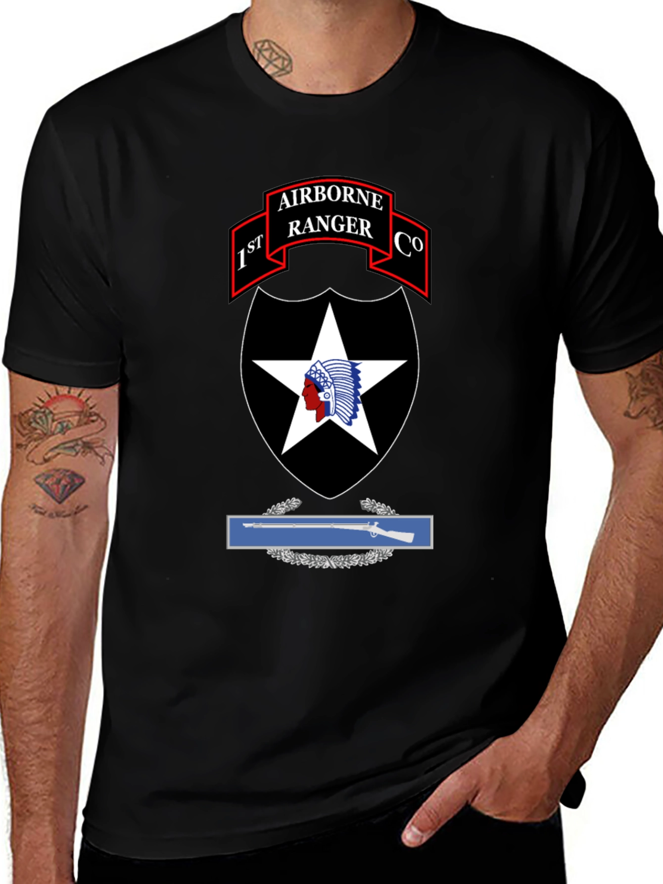 1st Ranger Co. Airborne T-Shirt