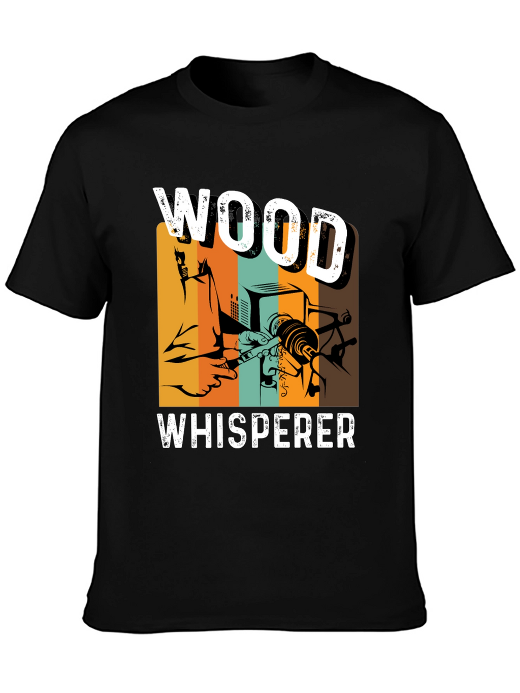 Wood Whisperer Graphic T-Shirt - Carpentry Woodworking