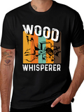 Wood Whisperer Graphic T-Shirt - Carpentry Woodworking