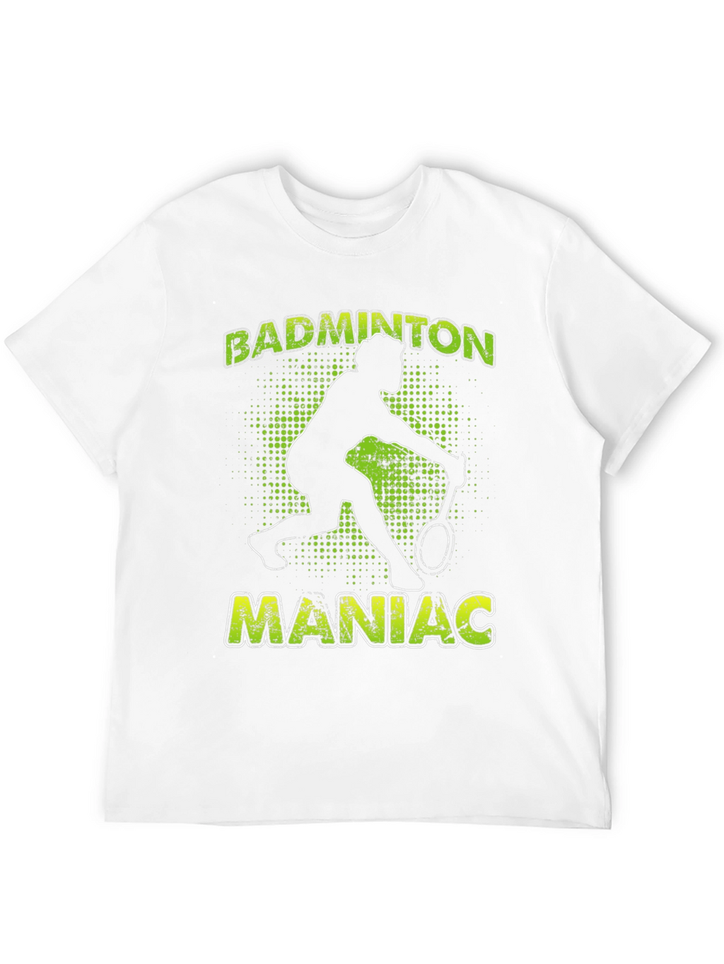 Badminton Maniac Black Graphic Tee
