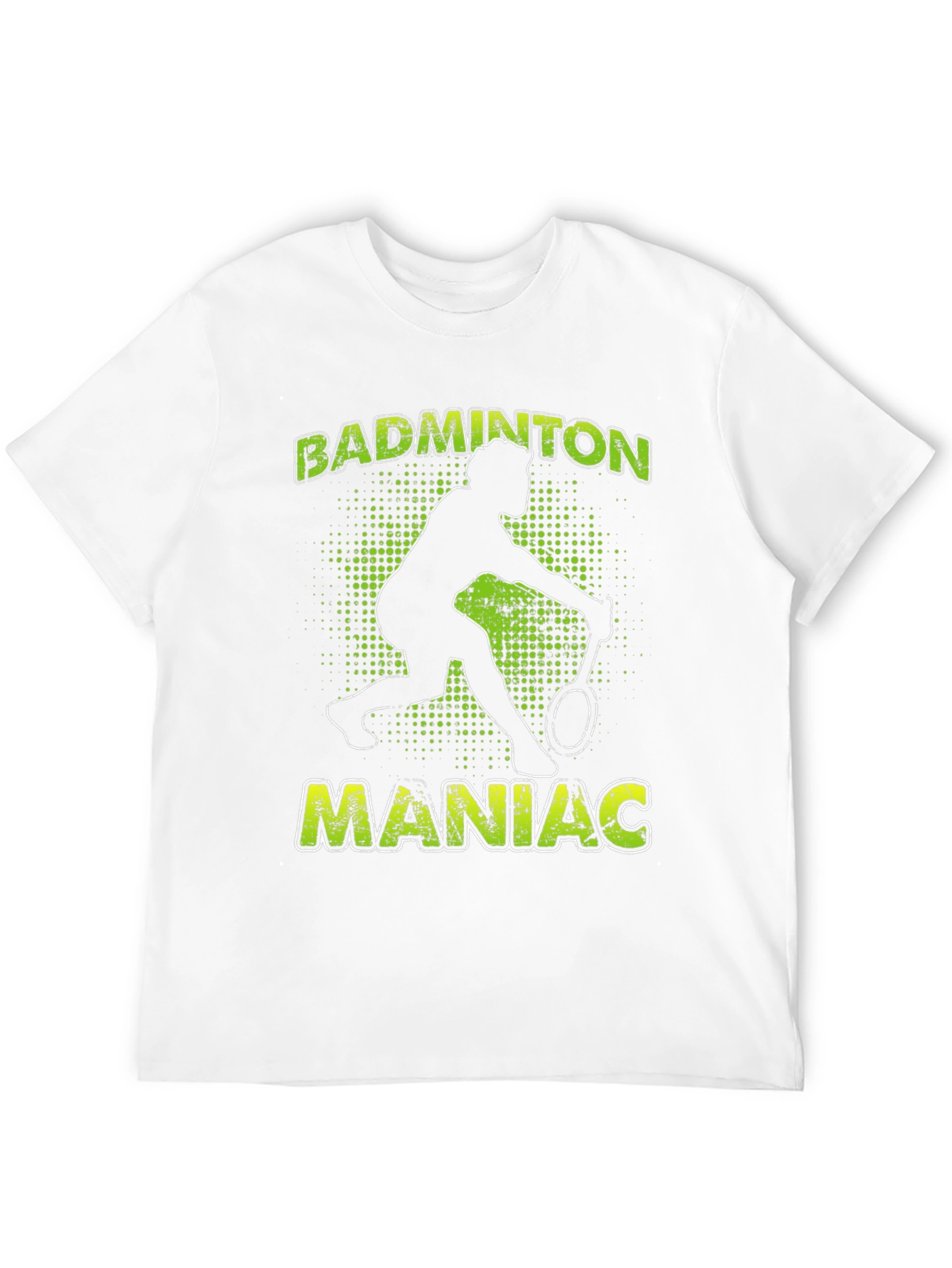 Badminton Maniac Black Graphic Tee