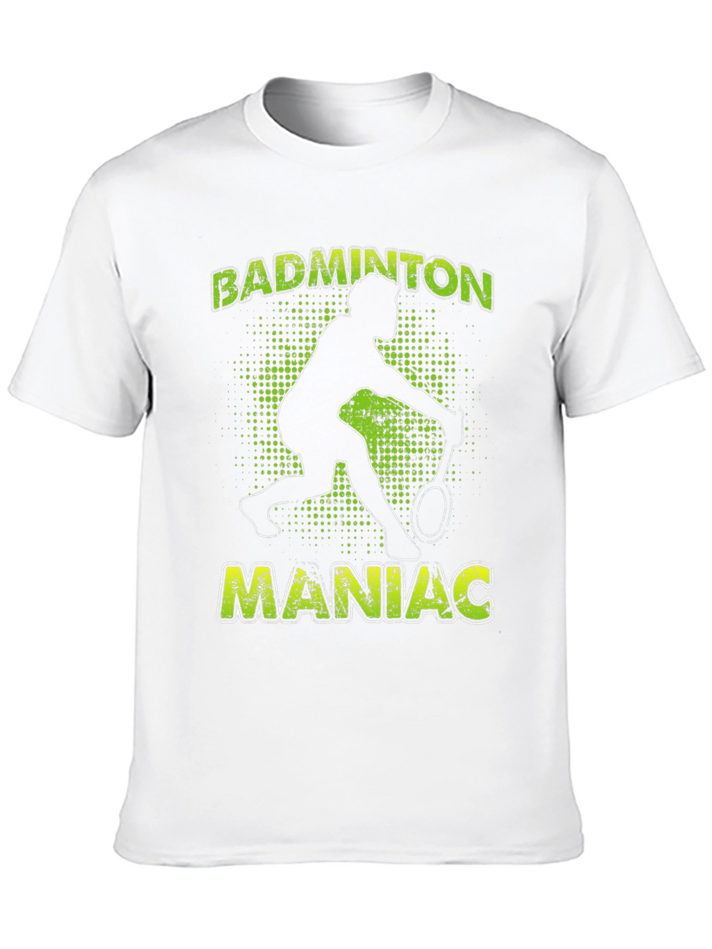 Badminton Maniac Black Graphic Tee