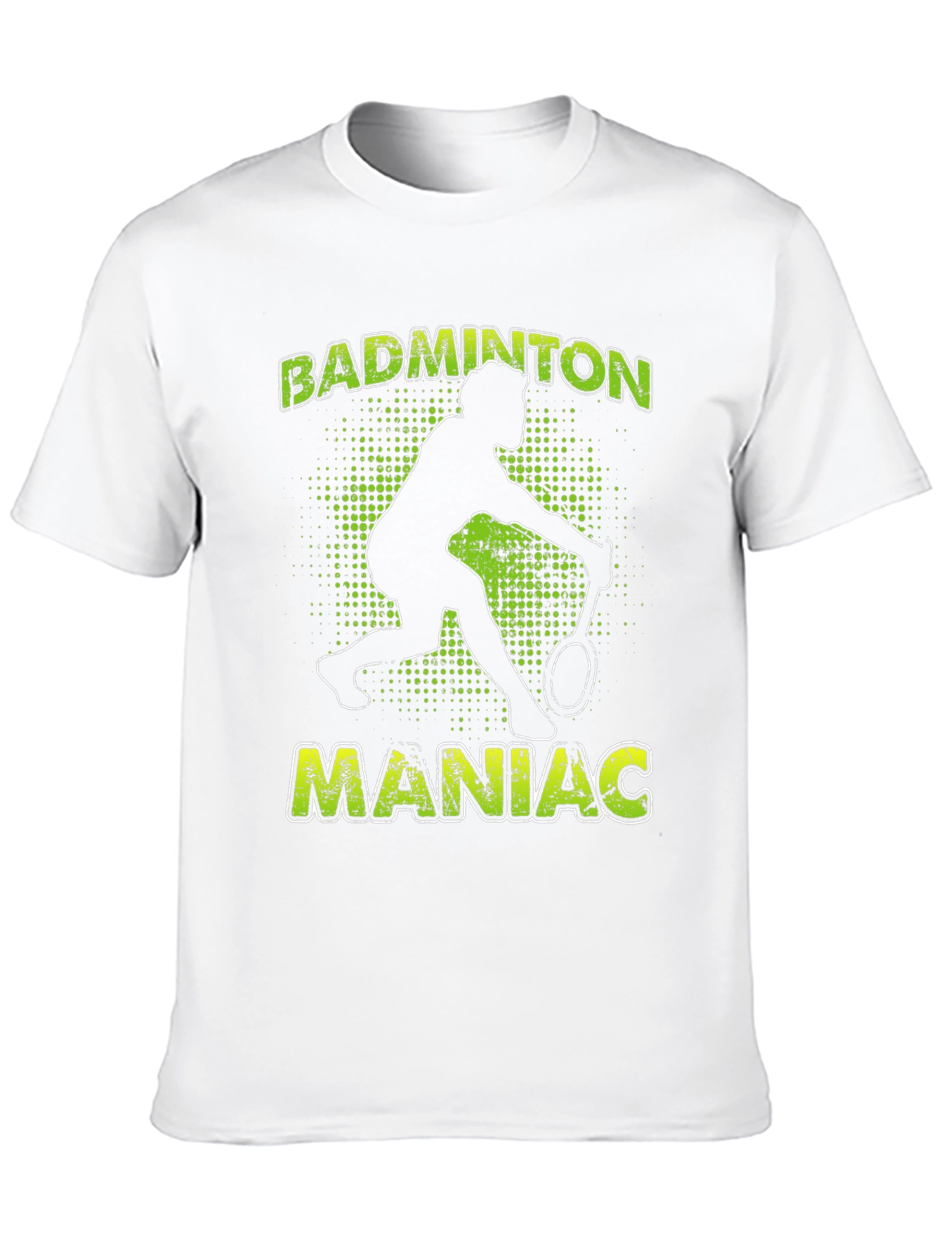 Badminton Maniac Black Graphic Tee