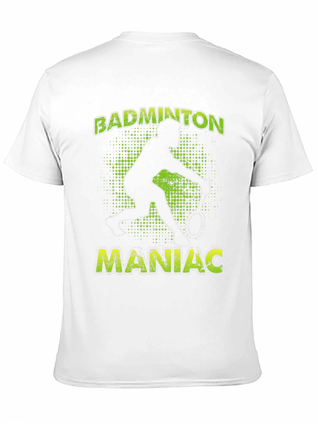 Badminton Maniac Black Graphic Tee