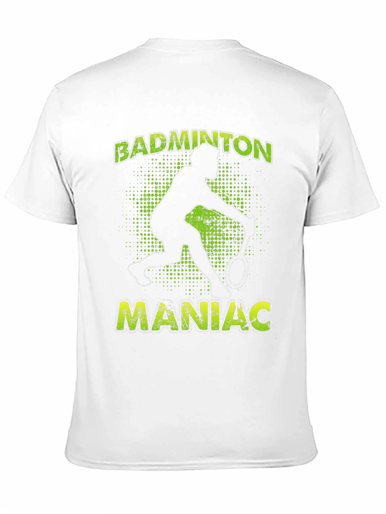 Badminton Maniac Black Graphic Tee