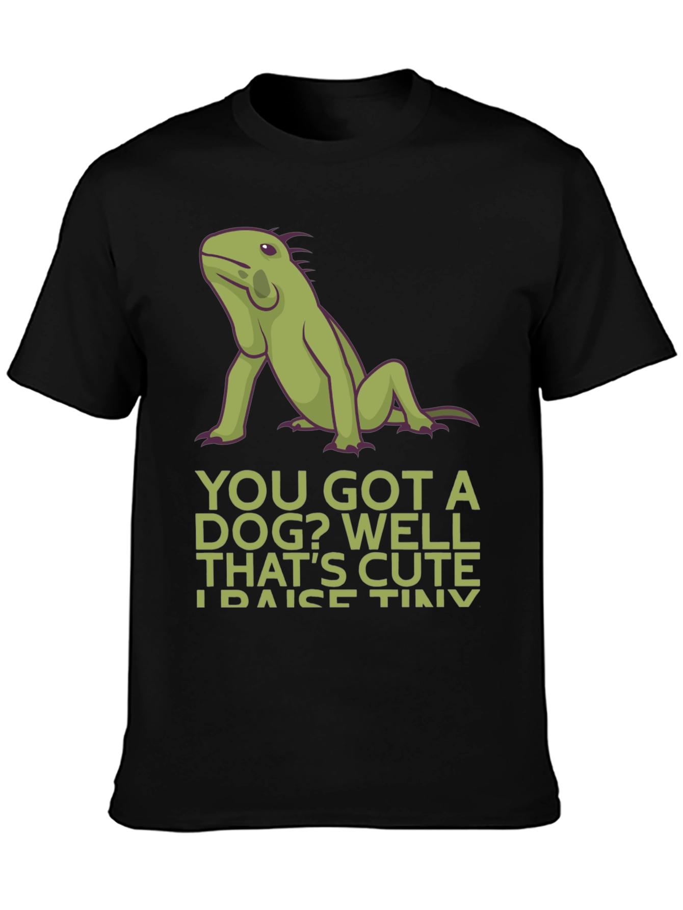 Iguana “Tiny Dinosaurs” T-Shirt – Funny Reptile Lover Graphic Tee