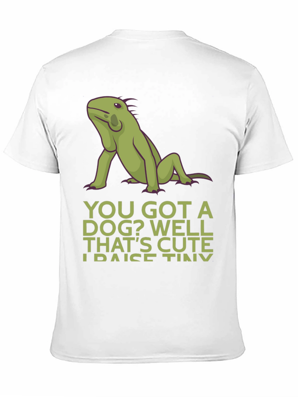 Iguana “Tiny Dinosaurs” T-Shirt – Funny Reptile Lover Graphic Tee