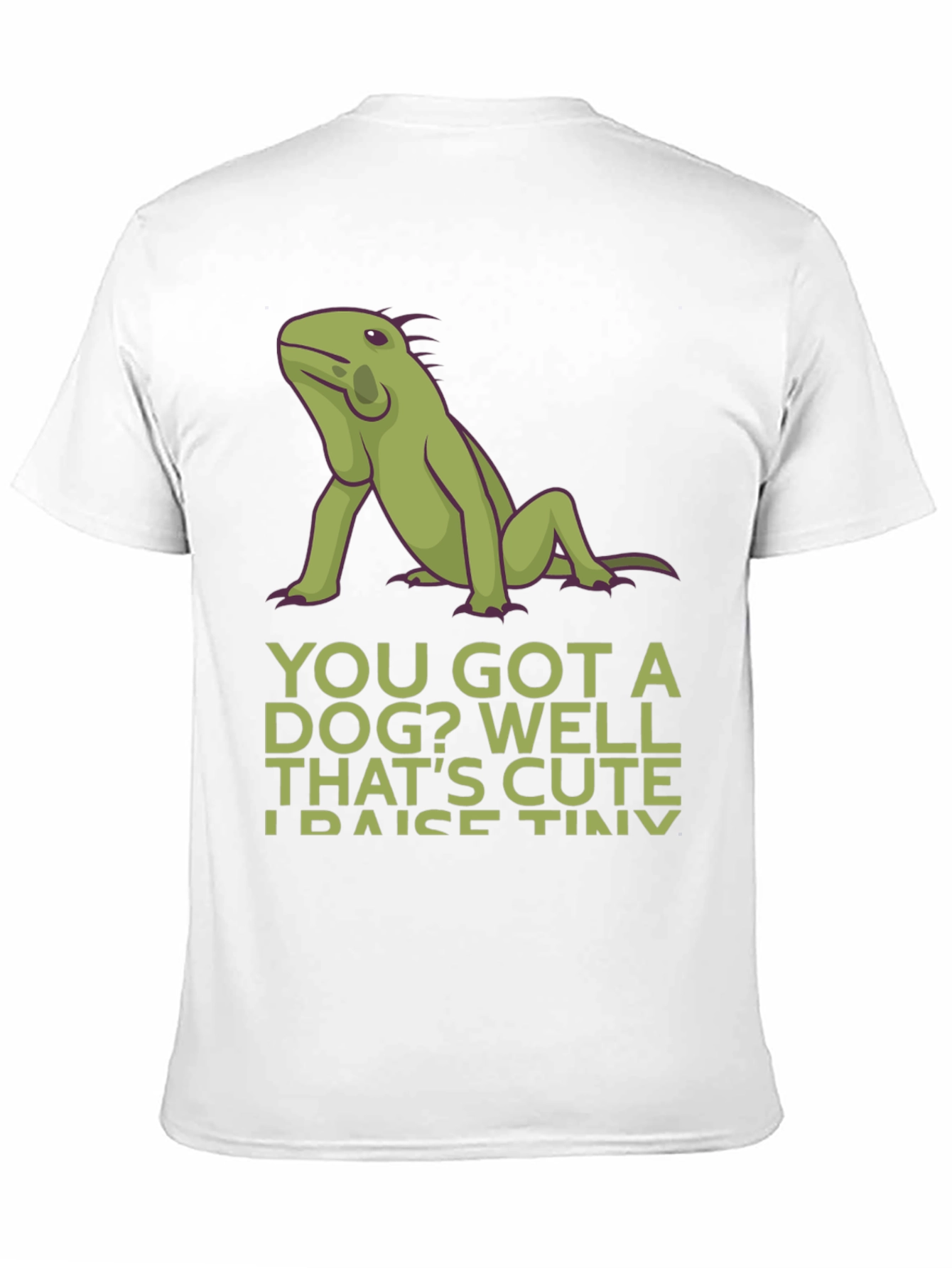 Iguana “Tiny Dinosaurs” T-Shirt – Funny Reptile Lover Graphic Tee