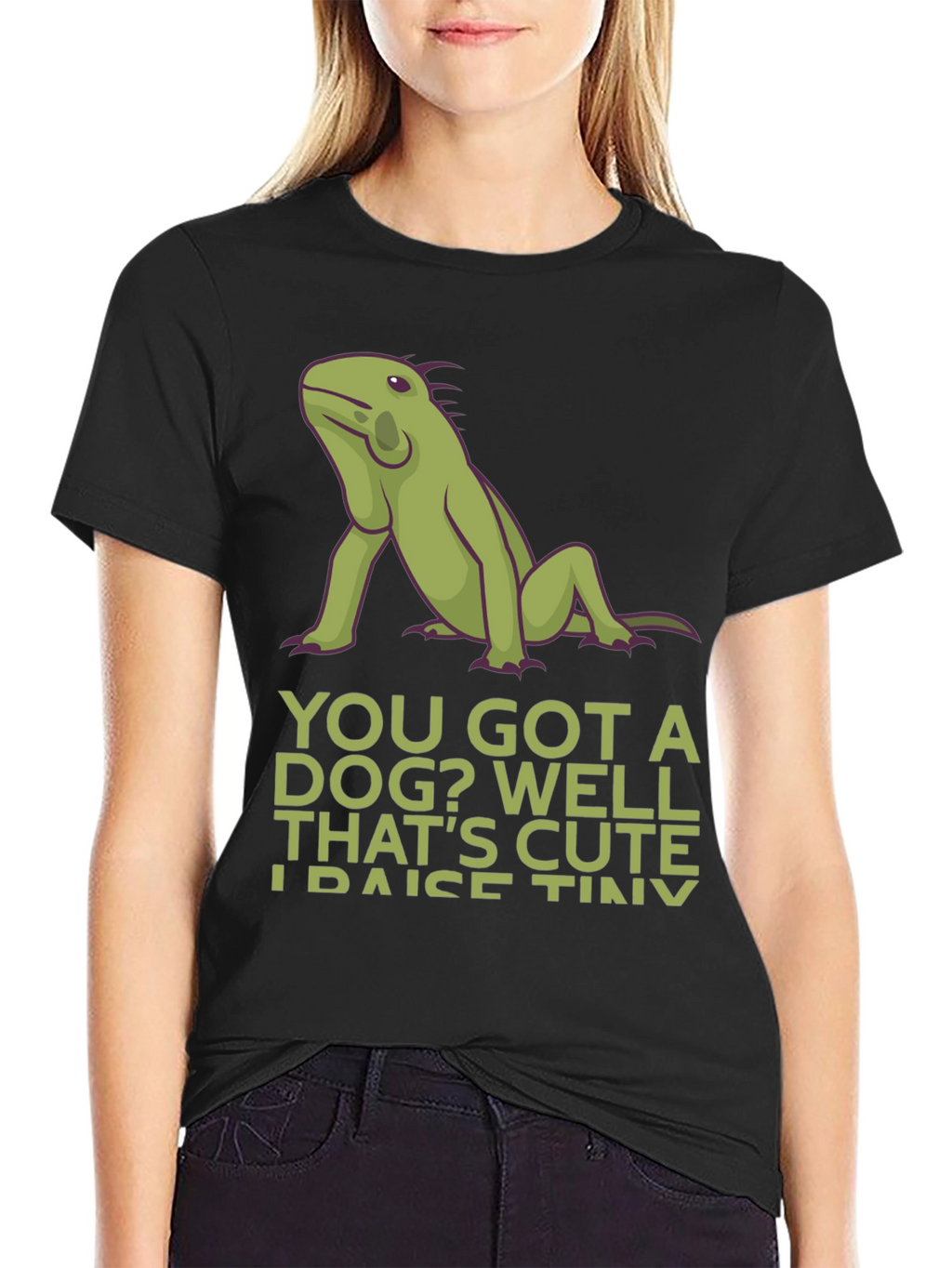 Iguana “Tiny Dinosaurs” T-Shirt – Funny Reptile Lover Graphic Tee