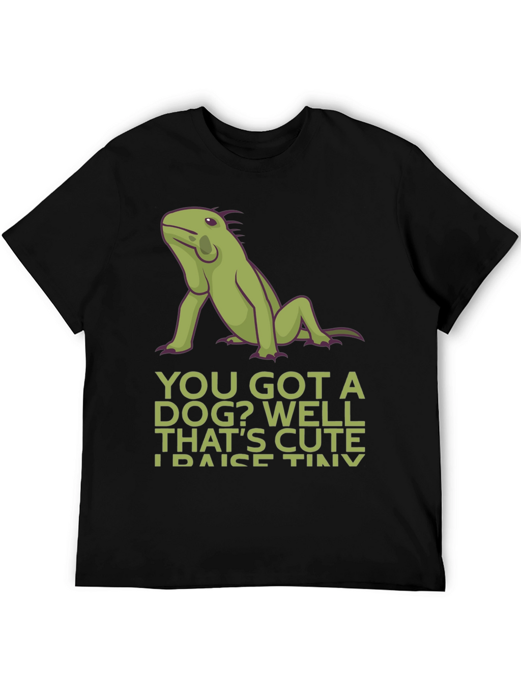 Iguana “Tiny Dinosaurs” T-Shirt – Funny Reptile Lover Graphic Tee