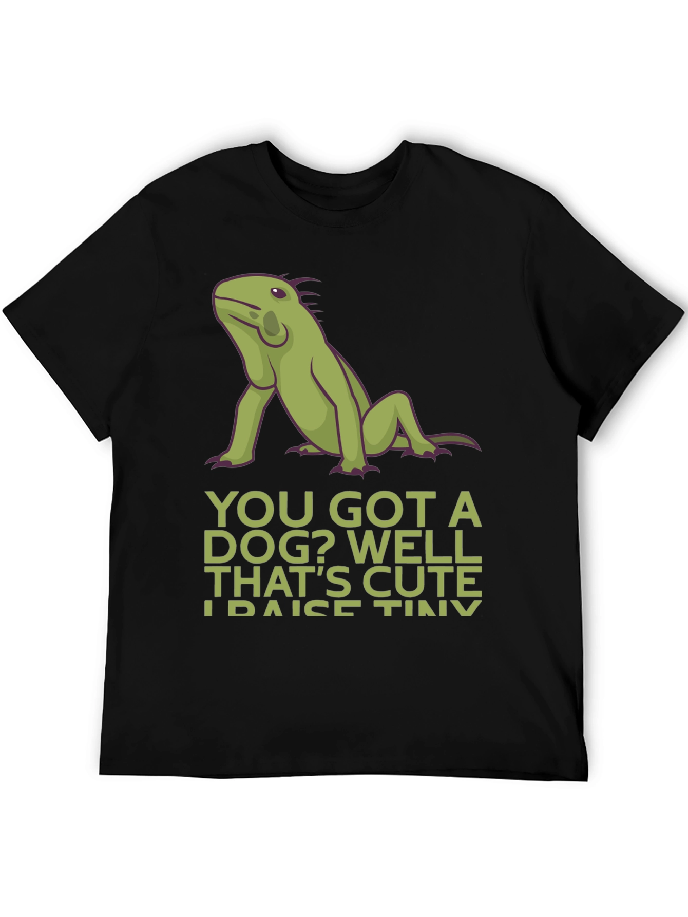 Iguana “Tiny Dinosaurs” T-Shirt – Funny Reptile Lover Graphic Tee