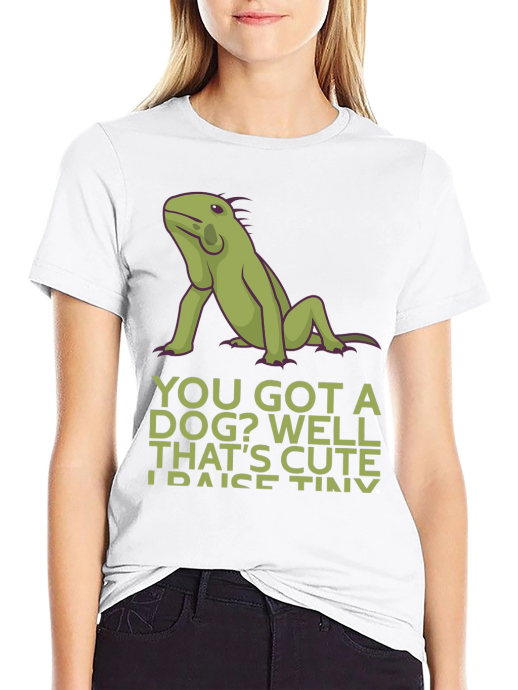 Iguana “Tiny Dinosaurs” T-Shirt – Funny Reptile Lover Graphic Tee