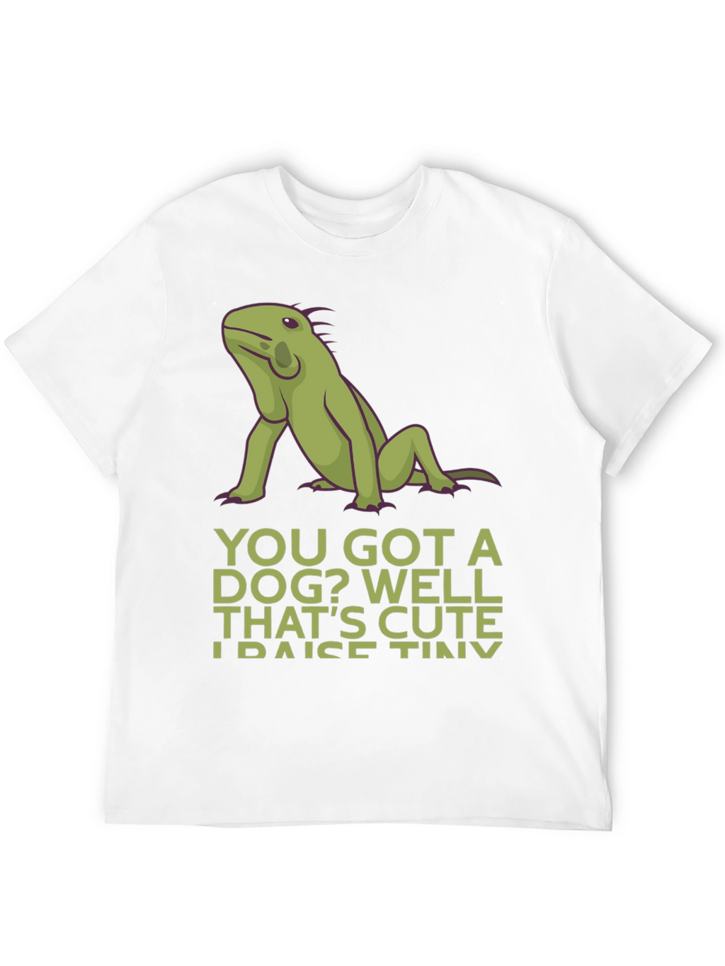 Iguana “Tiny Dinosaurs” T-Shirt – Funny Reptile Lover Graphic Tee
