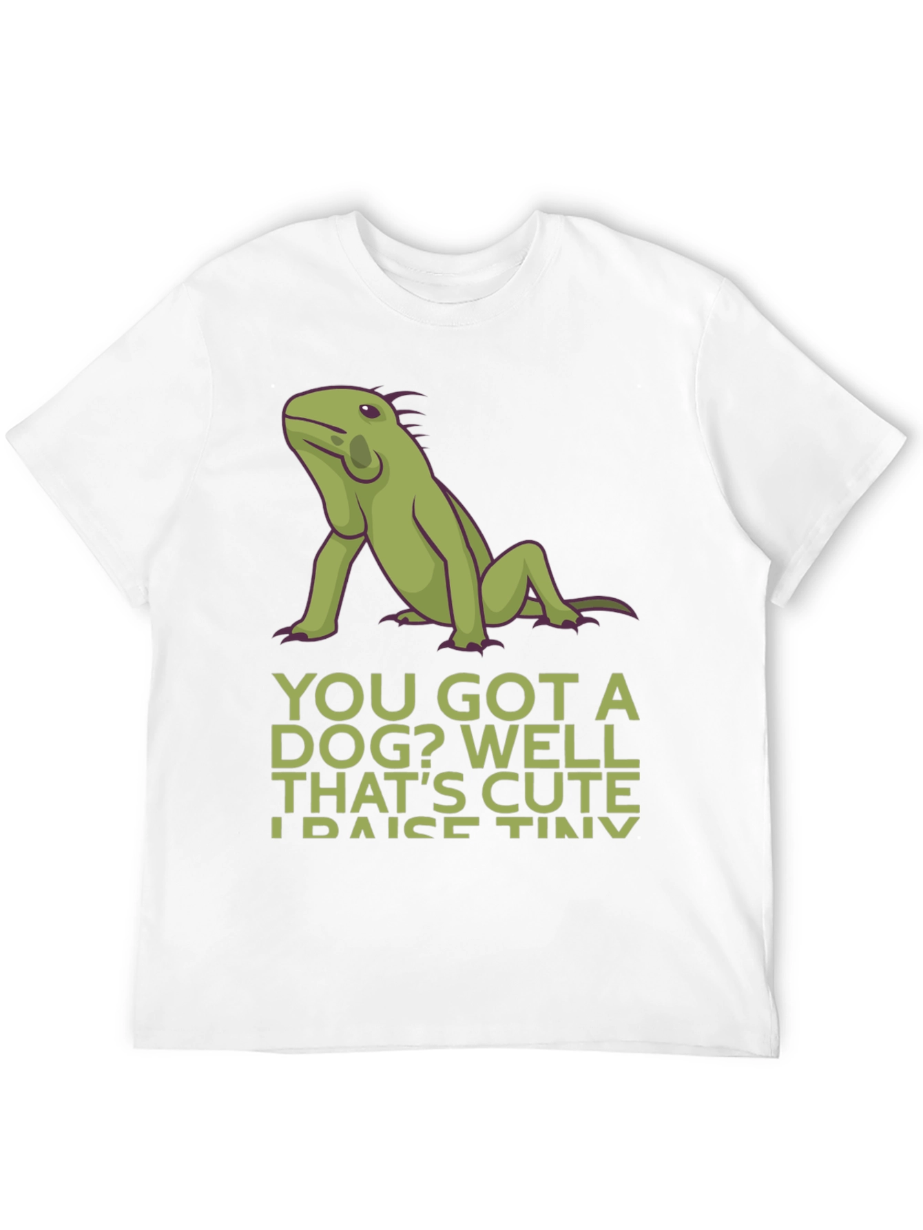 Iguana “Tiny Dinosaurs” T-Shirt – Funny Reptile Lover Graphic Tee