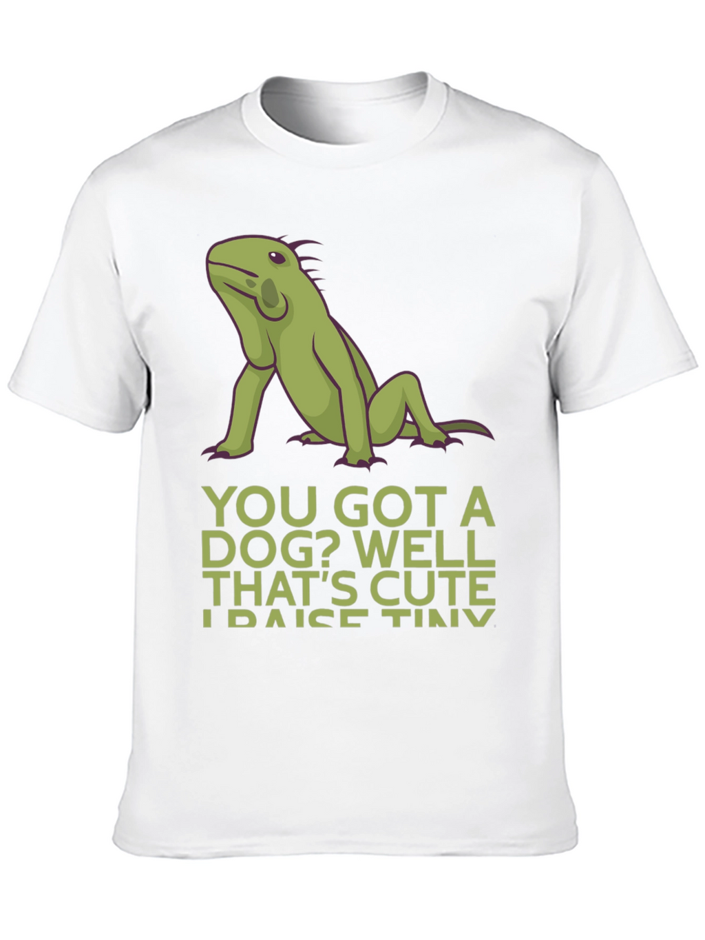 Iguana “Tiny Dinosaurs” T-Shirt – Funny Reptile Lover Graphic Tee