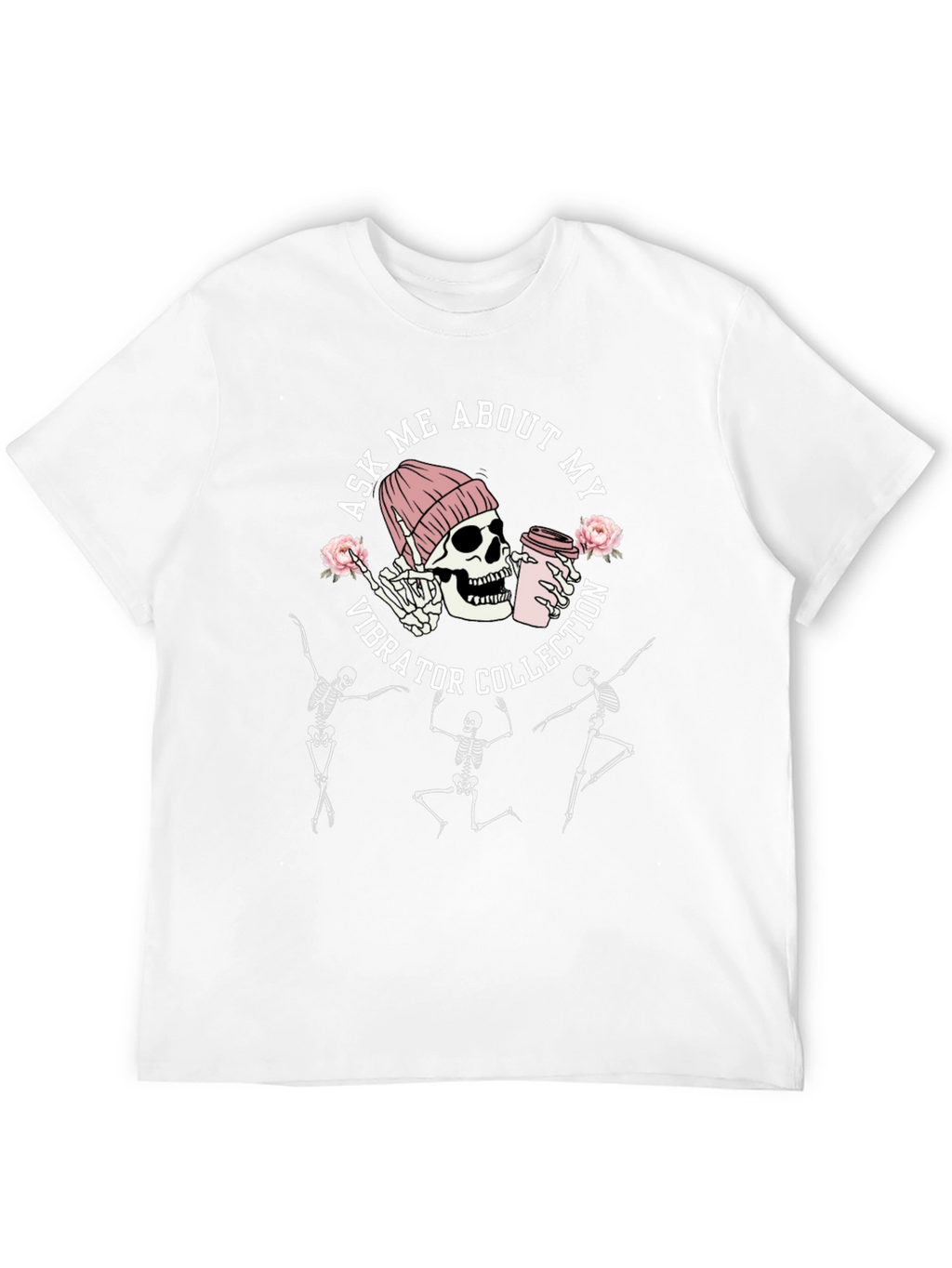 Skeleton Vibrator Collection Black T-Shirt