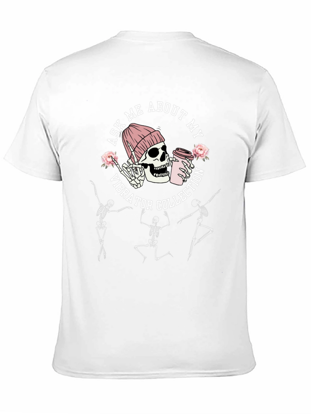 Skeleton Vibrator Collection Black T-Shirt