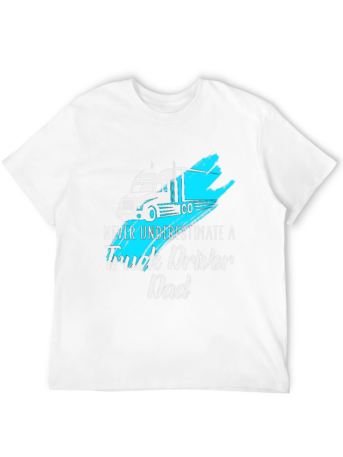 Truck Driver Dad T-Shirt - Cool Graphic Tee