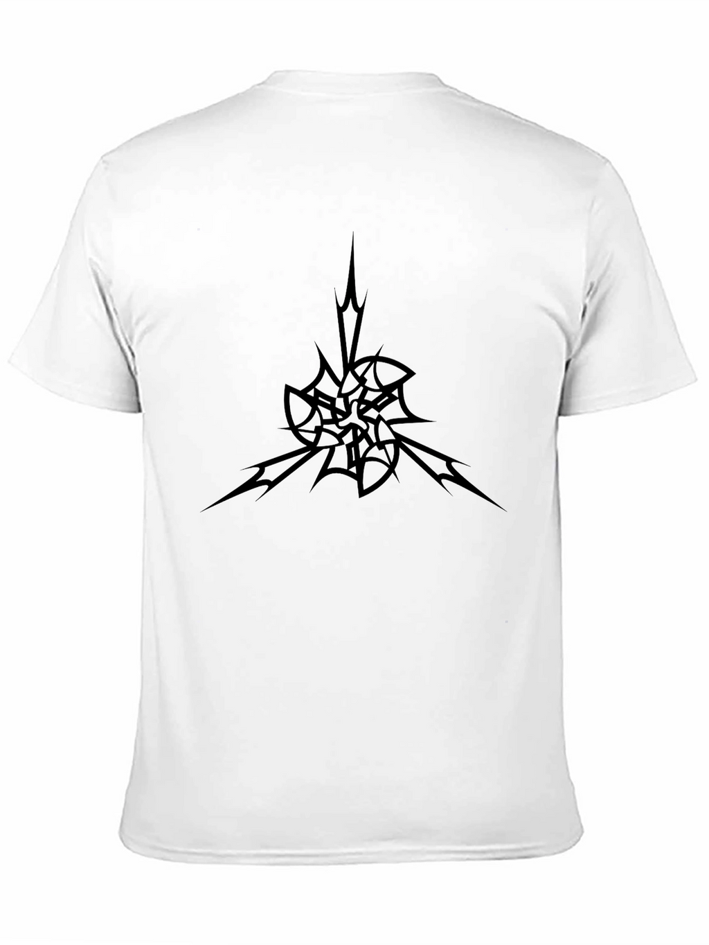 Abstract Graphic Black T-Shirt