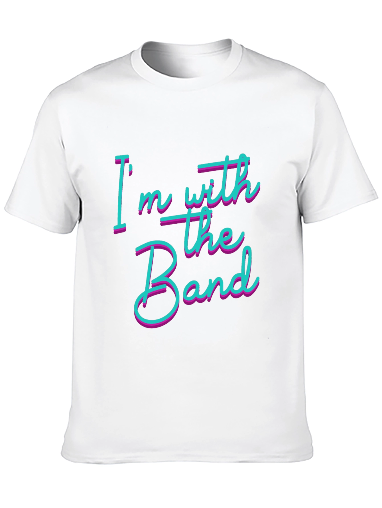 Im With The Band Black Cotton T-Shirt