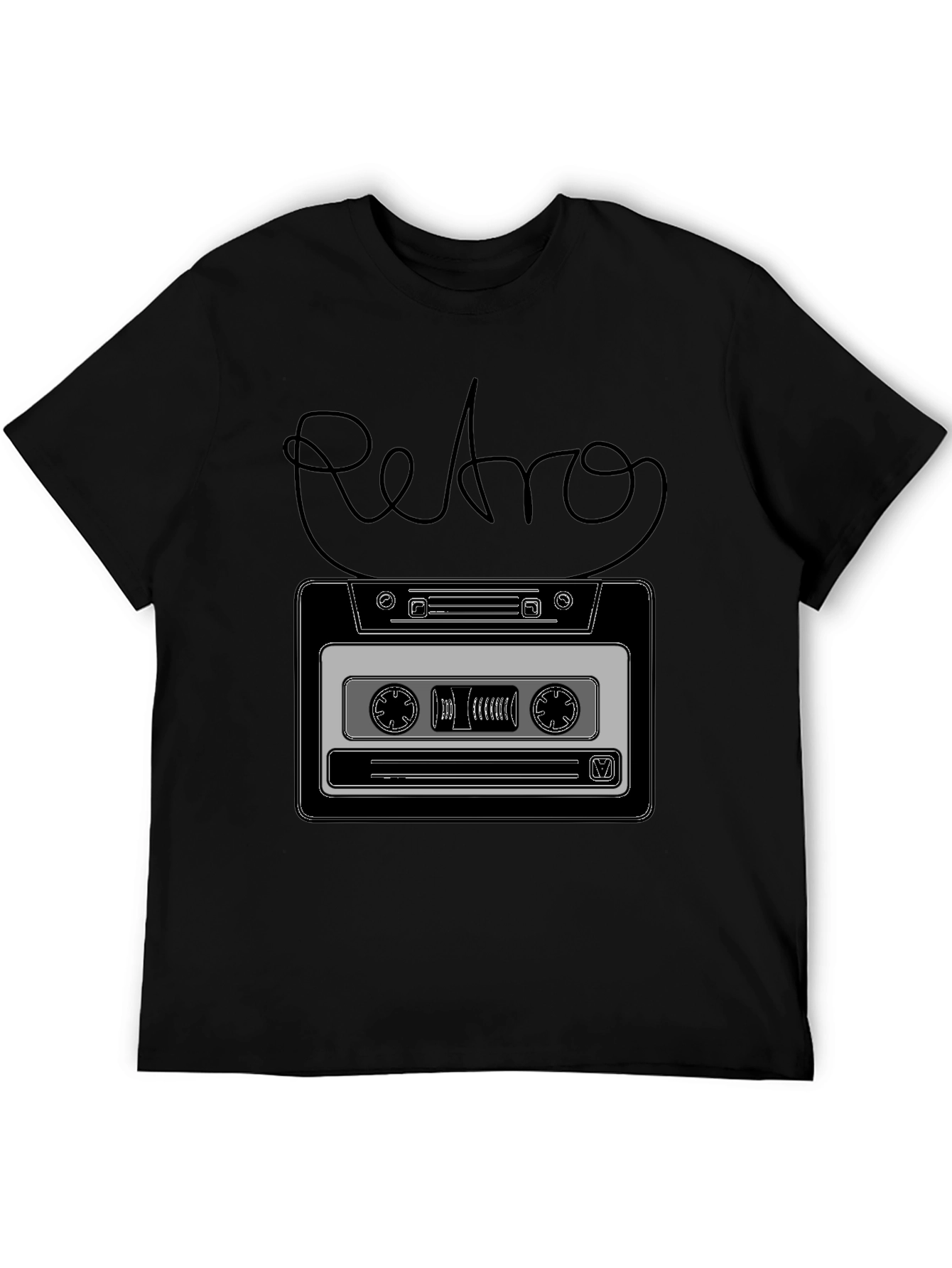 Retro Cassette Tape Graphic T-Shirt
