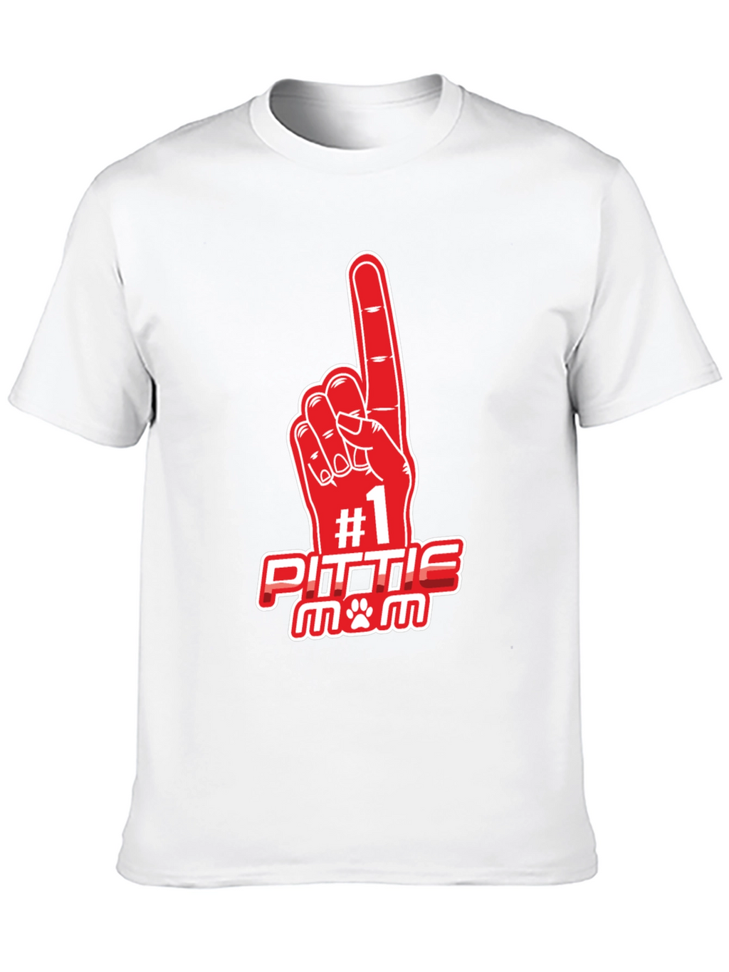 Number 1 Pittie Mom T-Shirt