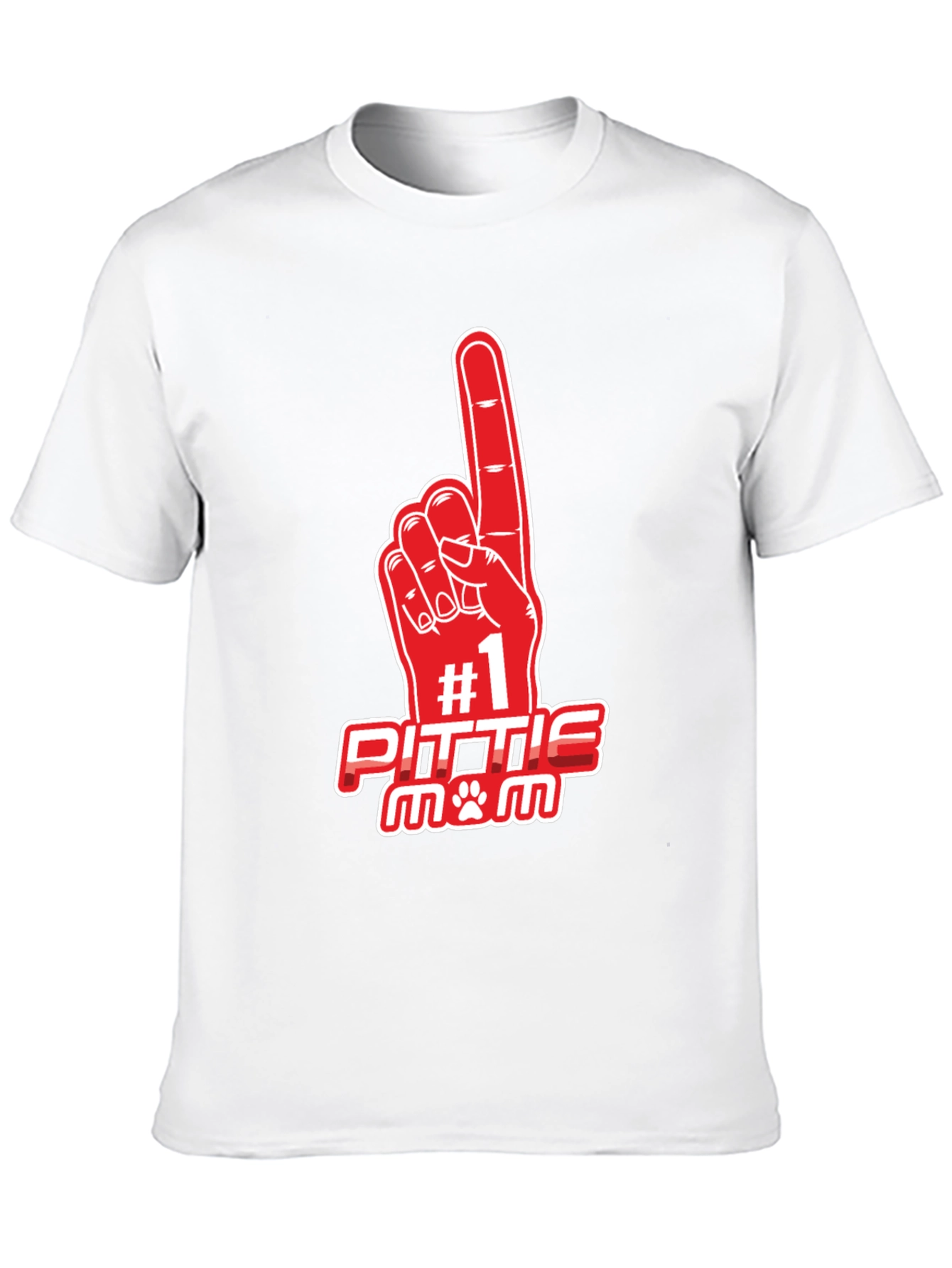 Number 1 Pittie Mom T-Shirt