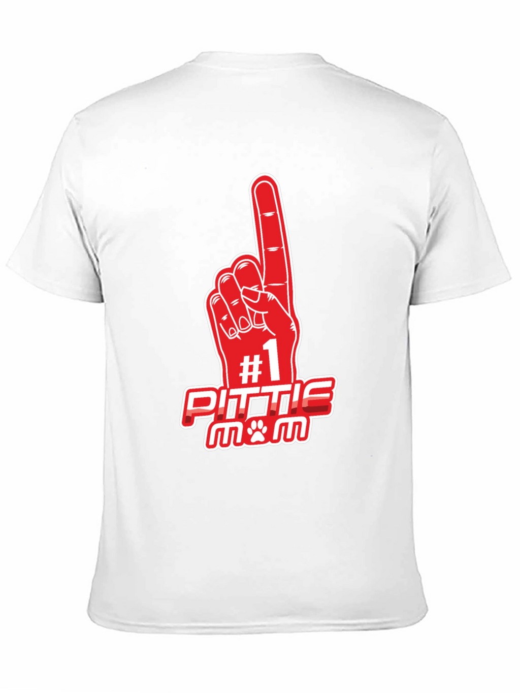 Number 1 Pittie Mom T-Shirt