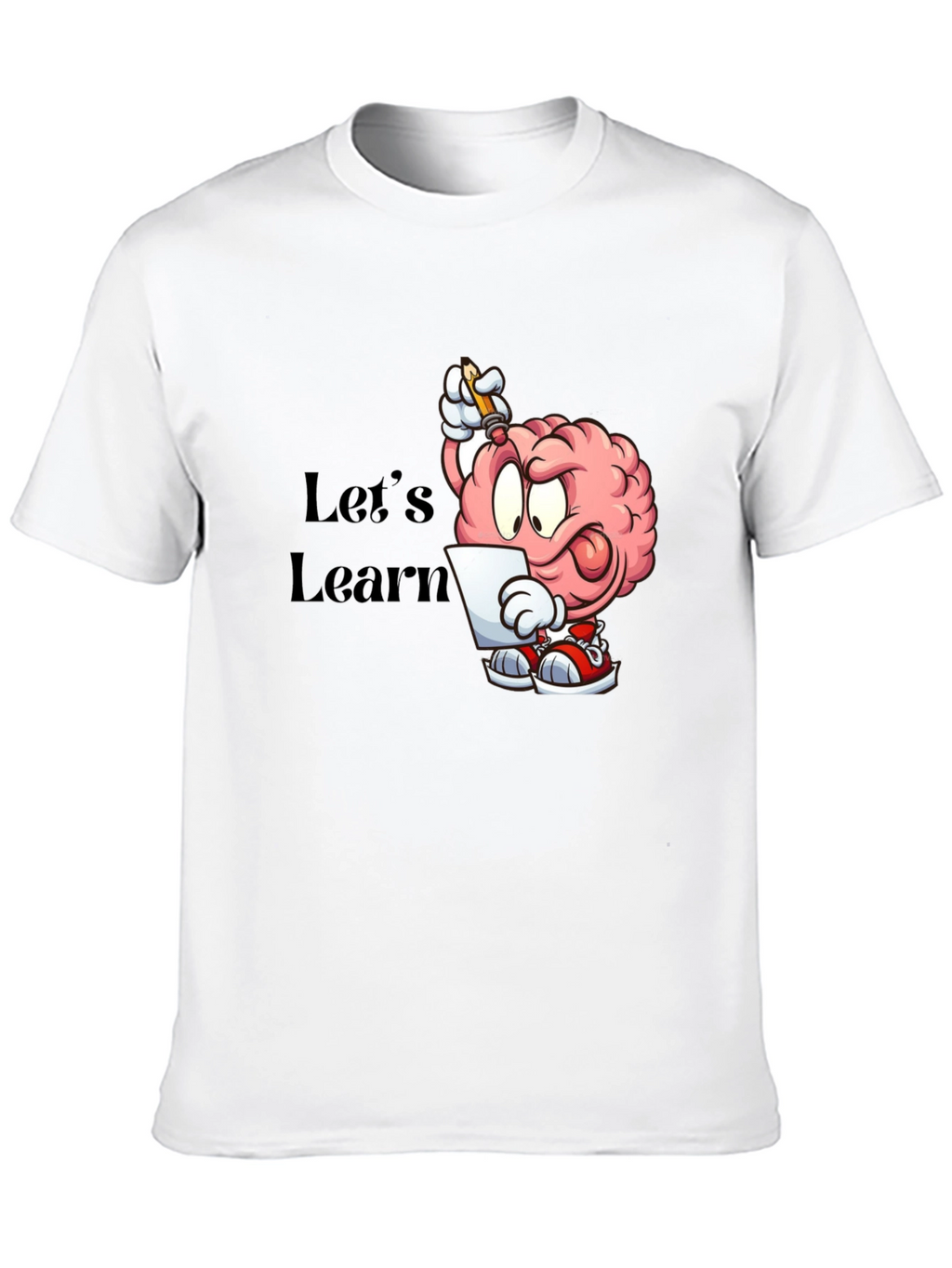 Cartoon Brain Lets Learn T-Shirt