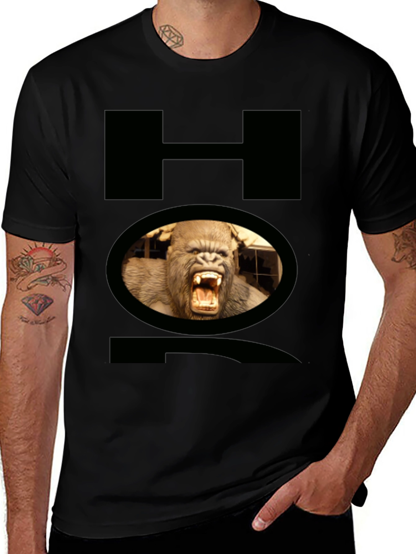 King Kong Graphic Black T-Shirt