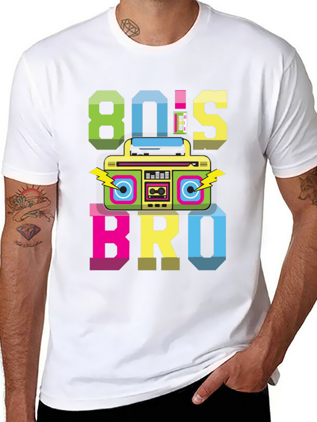 80s Bro Graphic T-Shirt