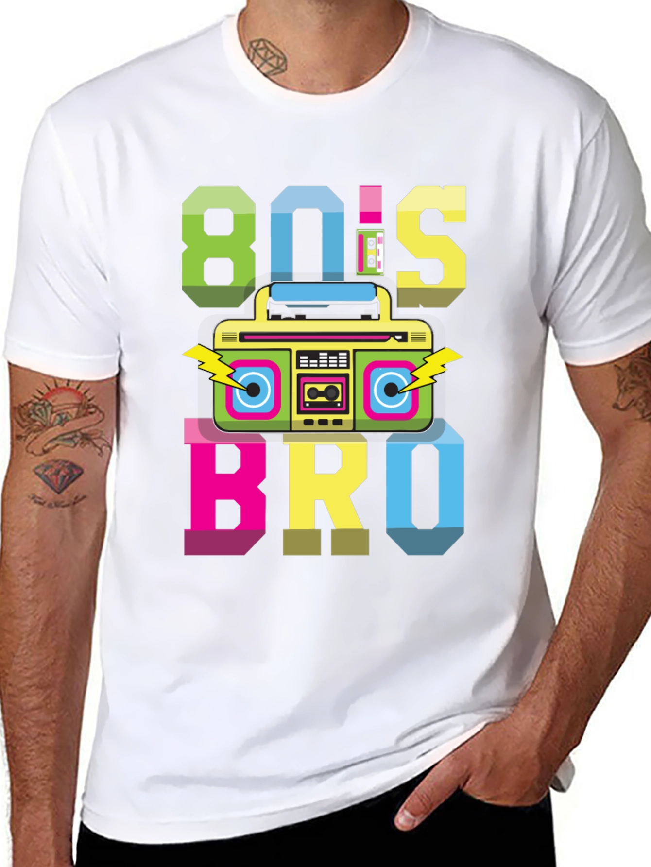 80s Bro Graphic T-Shirt