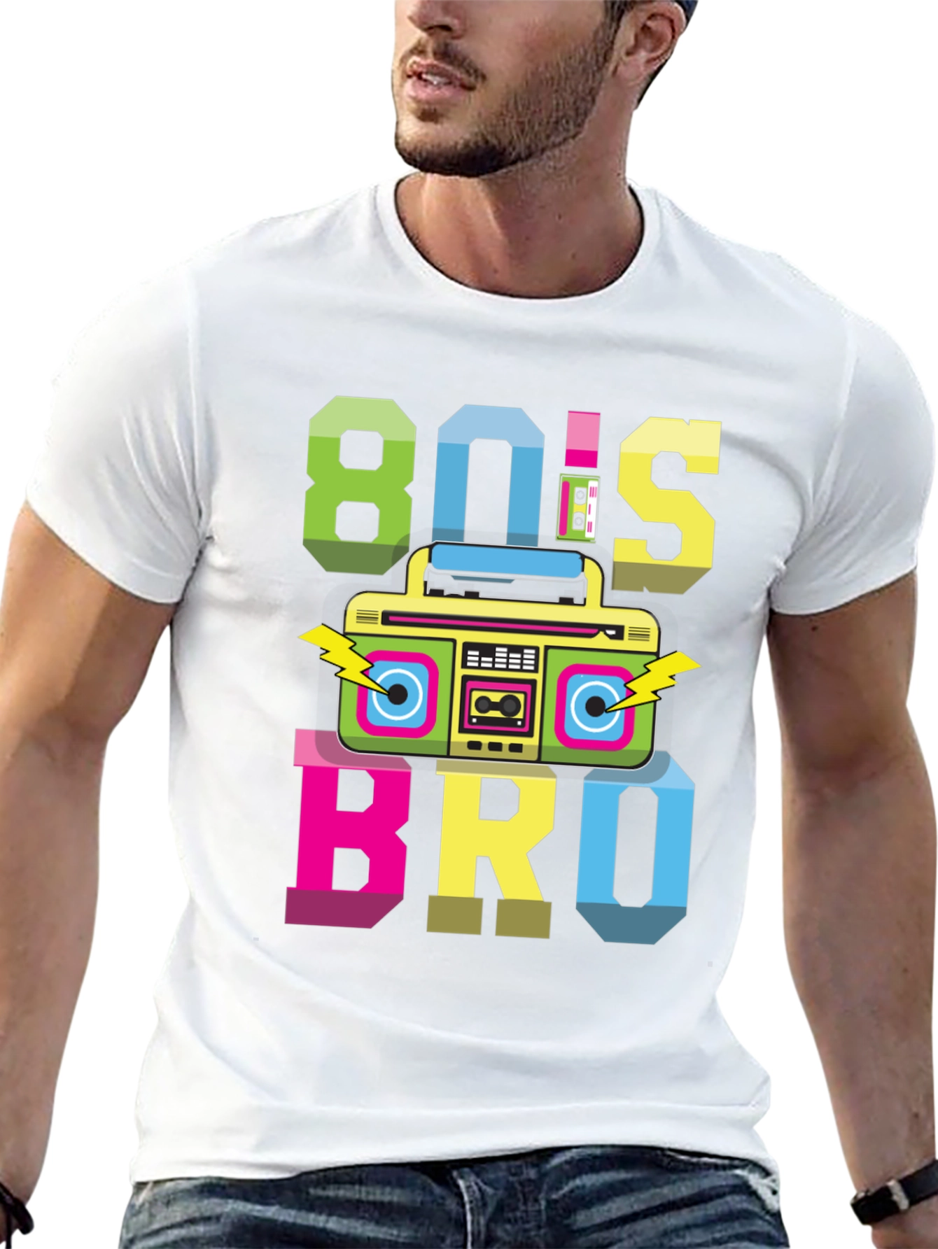 80s Bro Graphic T-Shirt
